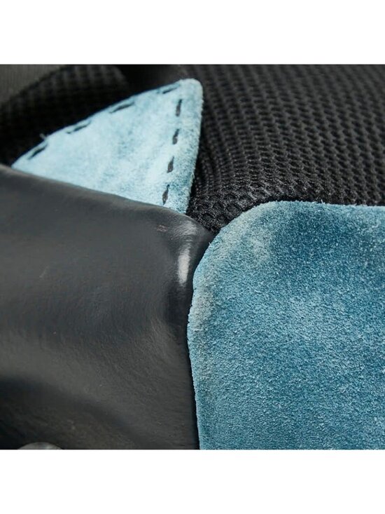 Fendi Selleria Croco Backpack Blue Black Suede Leather main image 10